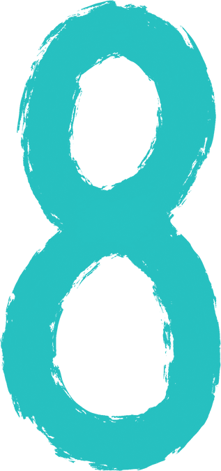 Number Eight Paint Font
